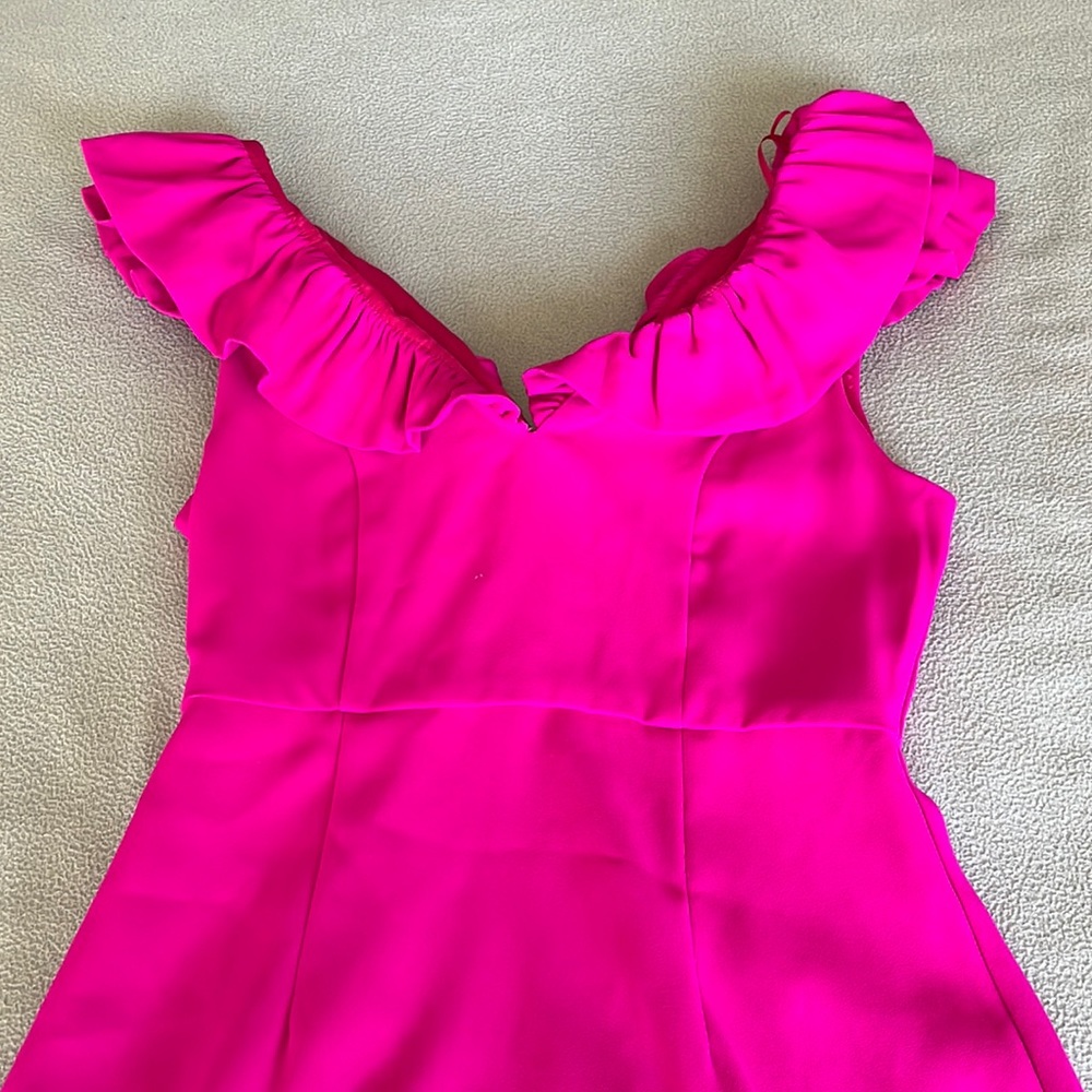 Pink mini dress